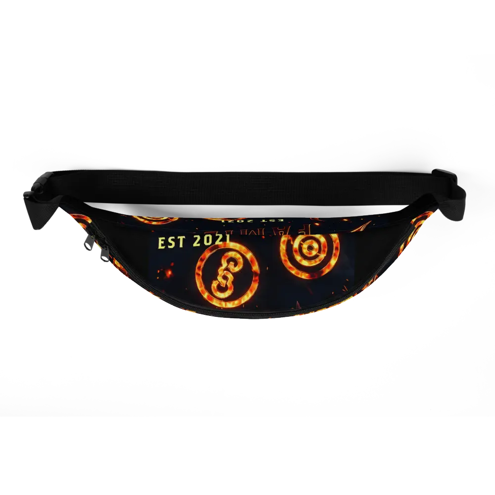 Flame Fanny Pack | Bold Gradient Streetwear Waist Bag The Insanity Store