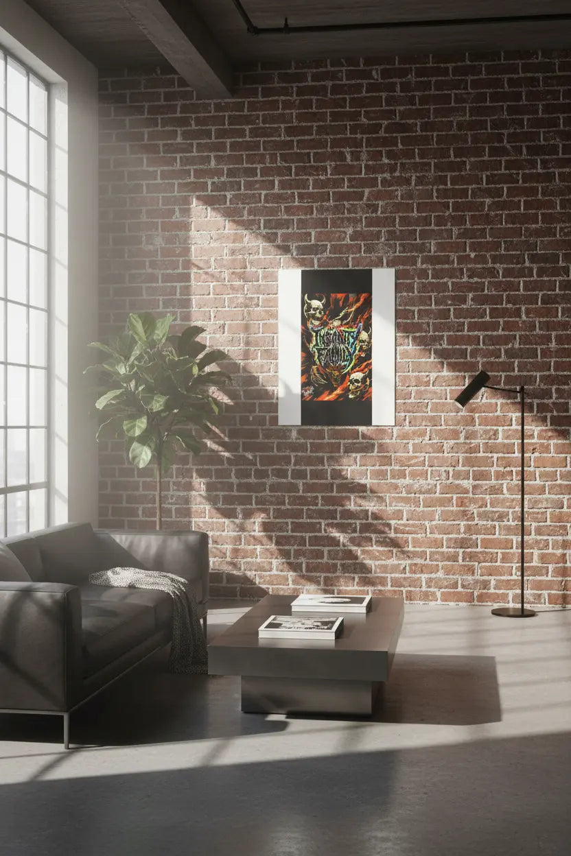 Insane Art poster 18x24 - modern urban loft with natural lighting