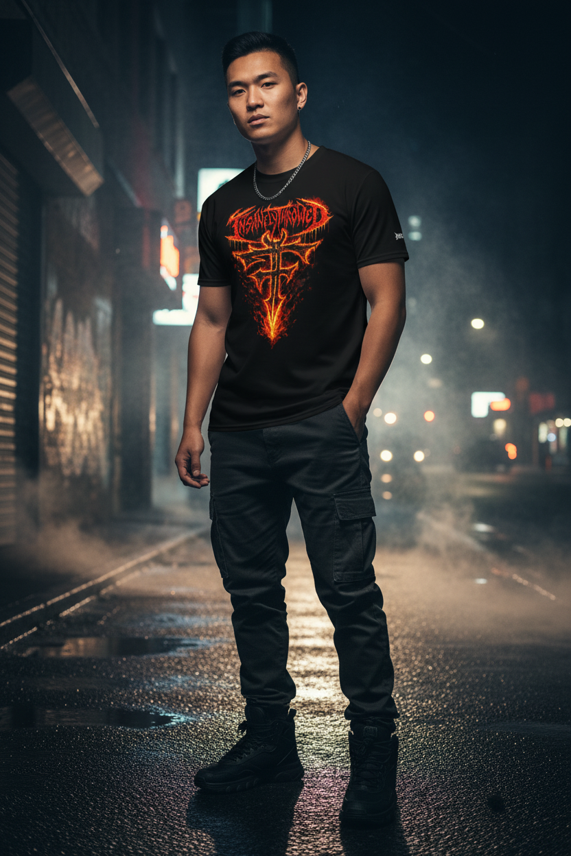 Insanely Throwed Icon Hero Tee – Front Lifestyle