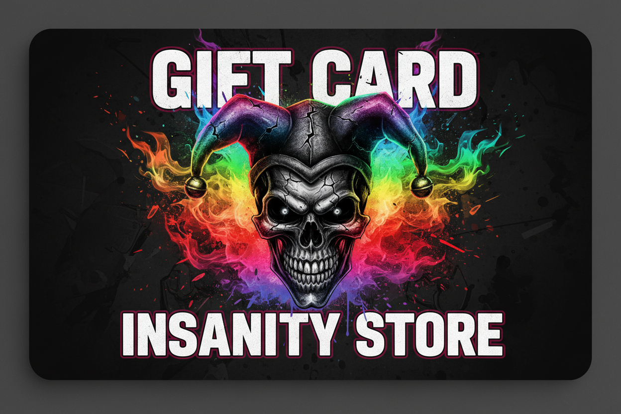 Insanity Store Gift Card with Joker Skull