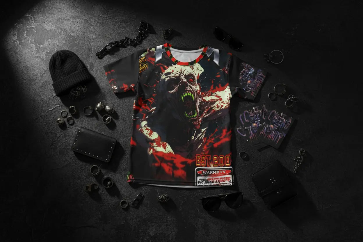 INSANITY T-Shirt - Styled Flat Lay