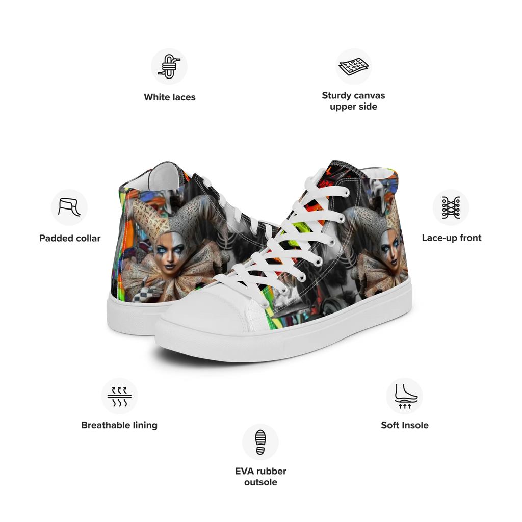 Insanity Circuss High Top Canvas Shoes Insanity Store