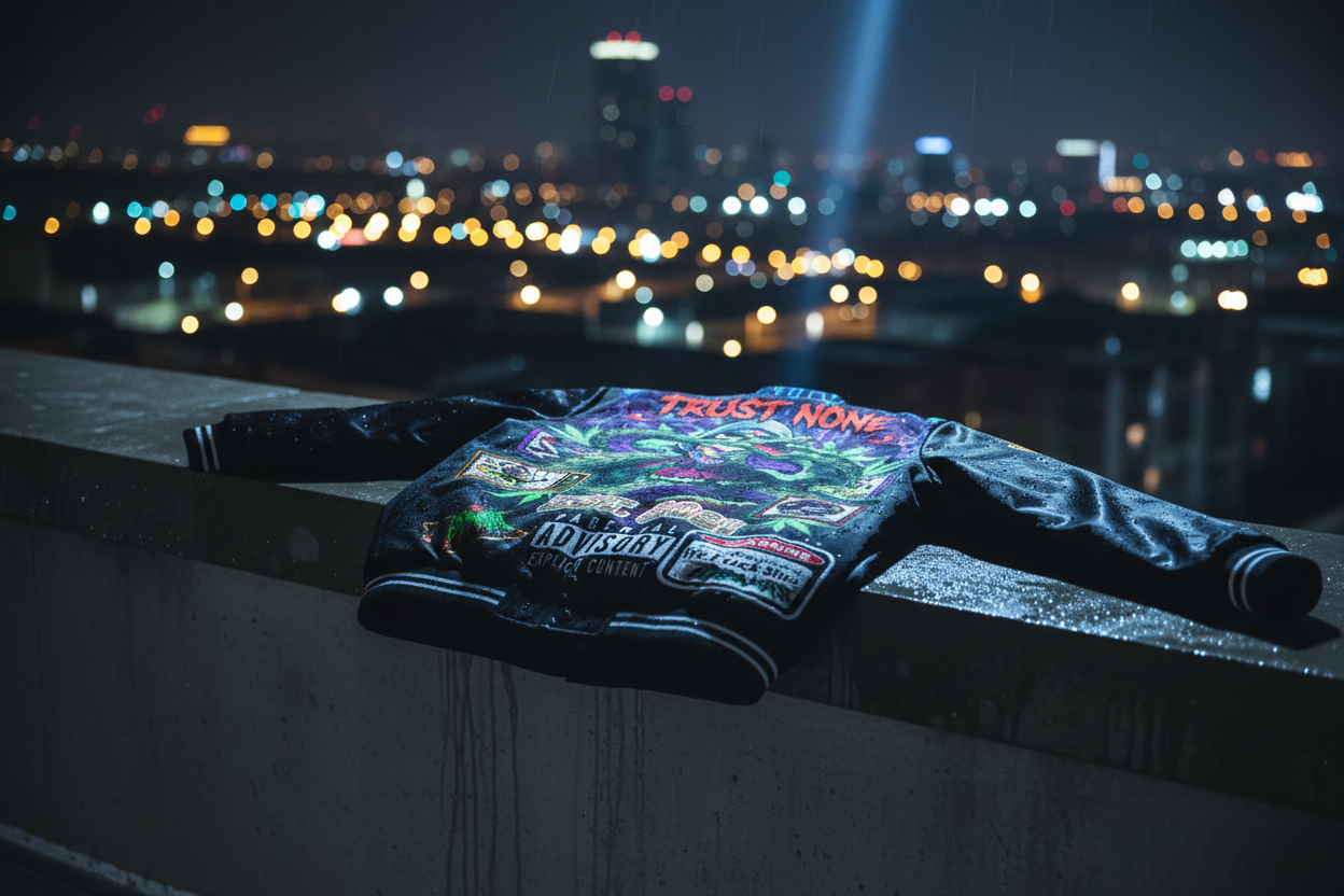 Nighttime Rooftop Atmosphere