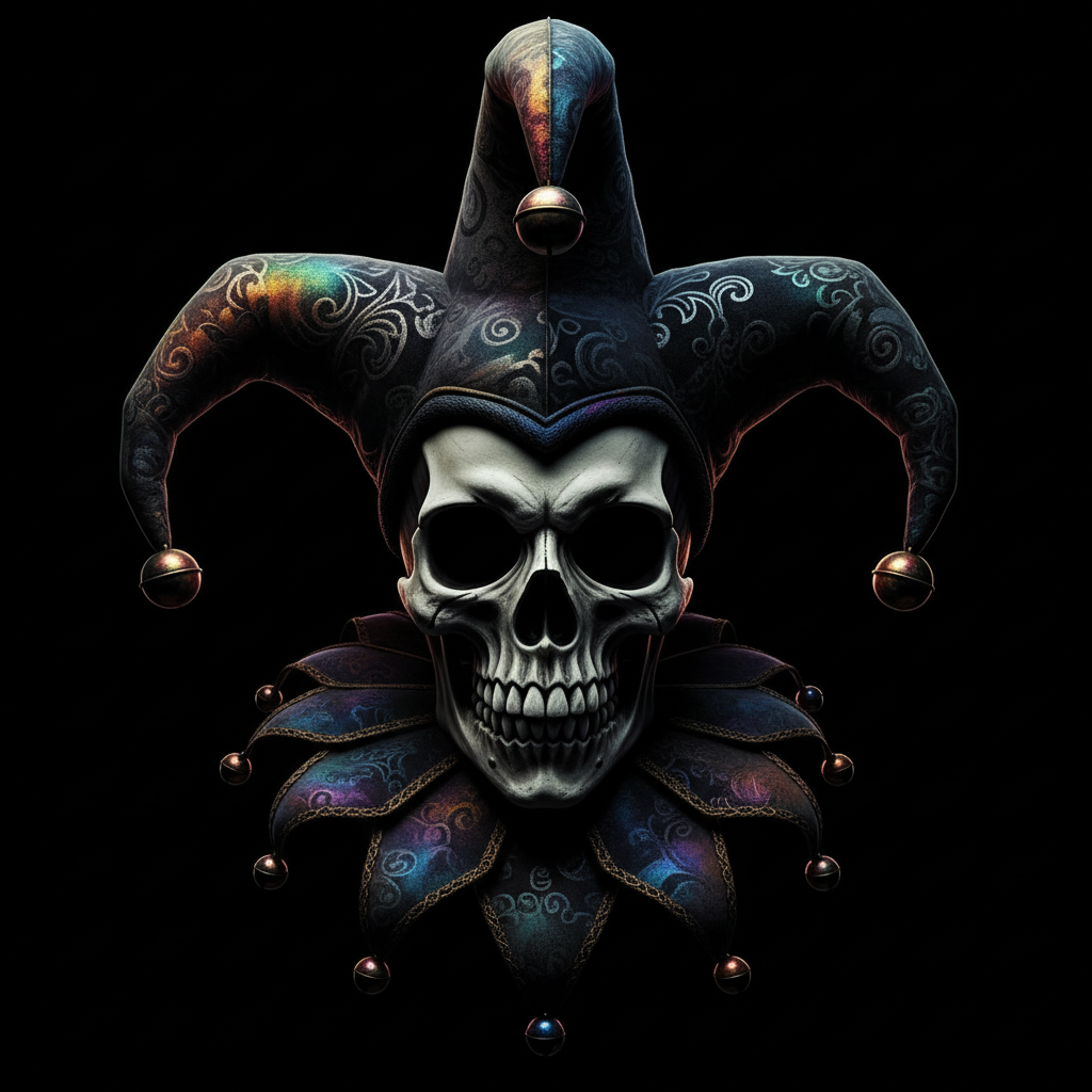 skull jester dark
